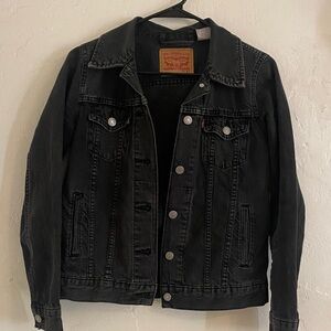 Levi's Charcoal Denim Jacket for Men